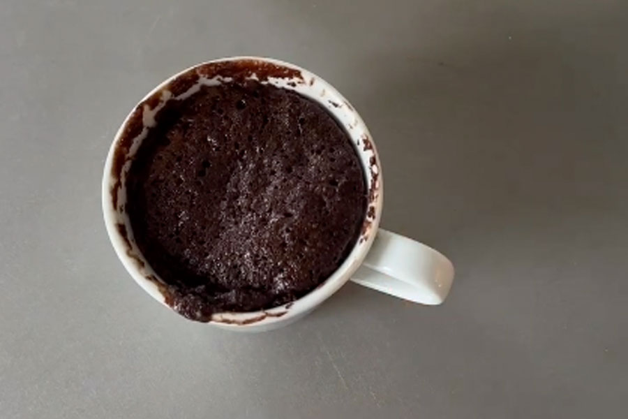 Bizcocho-chocolate-microondas