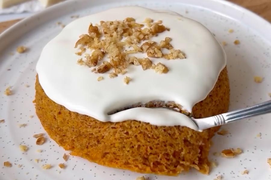 Carrot Cake Microondas