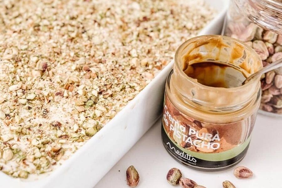 Tiramisú de pistacho sin gluten