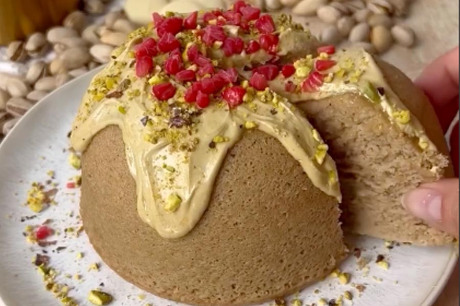 bizcocho de pistacho