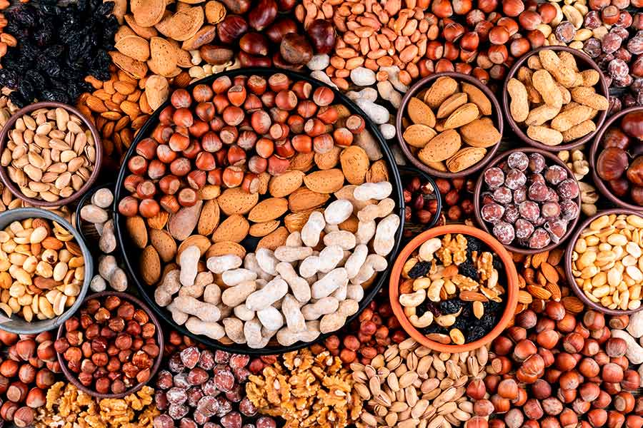 comparacion frutos secos valores nutricionales