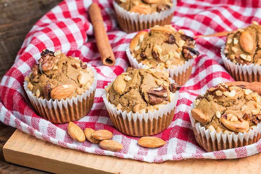 muffings con frutos secos