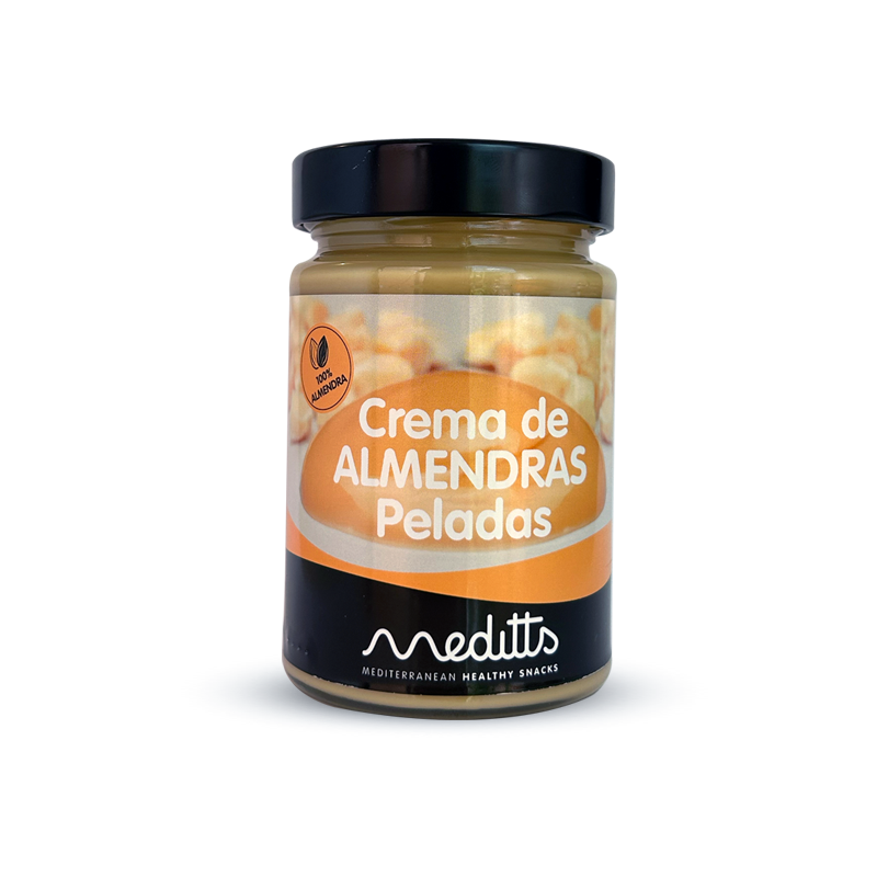 Crema de almendras peladas